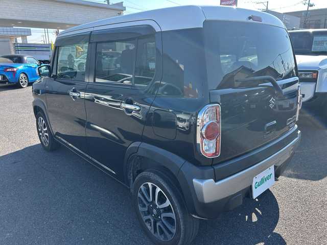 スズキ ハスラー Jスタイル Ⅱ 広島県 2017(平29)年 9.4万km ブルーイッシュブラックパール ワンオーナー/衝突軽減ブレーキ/レーンキープアシスト/社外メモリーナビ/ワンセグTV/【NR-MZ03】/社外CD/DVD/Bluetooth/AUX端子/バックカメラ/純正15インチアルミ/ハーフレザーシート/シートヒーター/スマートキー/革巻きステアリング/電動格納ウィンカーミラー/LEDヘッドライト/純正フロアマット/保証書/取扱説明書