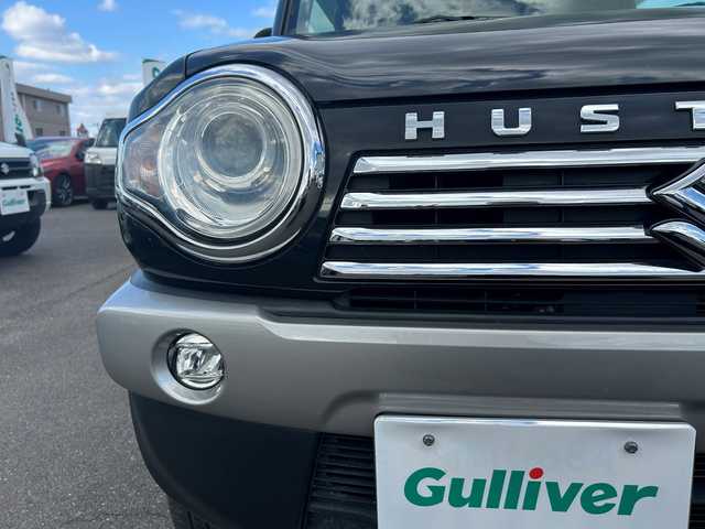 スズキ ハスラー Jスタイル Ⅱ 広島県 2017(平29)年 9.4万km ブルーイッシュブラックパール ワンオーナー/衝突軽減ブレーキ/レーンキープアシスト/社外メモリーナビ/ワンセグTV/【NR-MZ03】/社外CD/DVD/Bluetooth/AUX端子/バックカメラ/純正15インチアルミ/ハーフレザーシート/シートヒーター/スマートキー/革巻きステアリング/電動格納ウィンカーミラー/LEDヘッドライト/純正フロアマット/保証書/取扱説明書