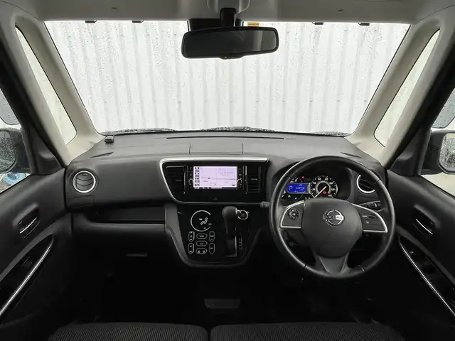 日産 デイズ ルークス ハイウェイスター Gターボ 滋賀県 2018(平30)年 3万km ブラック 純正SDナビ/・フルセグTV/FM/AM/CD/DVD/・Bluetooth/SD/AUX/全方位カメラ/革巻きステアリング/両側パワースライドドア/クルーズコントロール/エマージェンシーブレーキ/横滑り防止装置/盗難防止装置/LEDヘッドライト/オートライト/オートハイビーム/フォグランプ/電格ウィンカーミラー/ベンチシート/プッシュスタート/スマートキー/アイドリングストップ/リアサーキュレーター