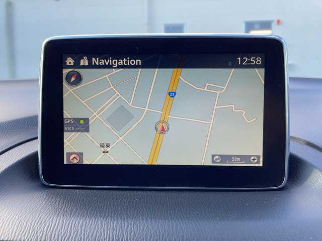 マツダ アクセラ スポーツ XD 岩手県 2014(平26)年 10.7万km ディープクリスタルブルーマイカ 登録時106485km/BOSEスピーカー/SR/ハーフレザーシート/6速MT/純正ナビ/（AM/FM/CD/DVD/Bluetooth/TV）/ワンセグTV/バックカメラ/ステアリングスイッチ/クルーズコントロール/オートライト/HUD/レーンキープアシスト/シートヒーター/RVM/プッシュスタート/純正フロアマット