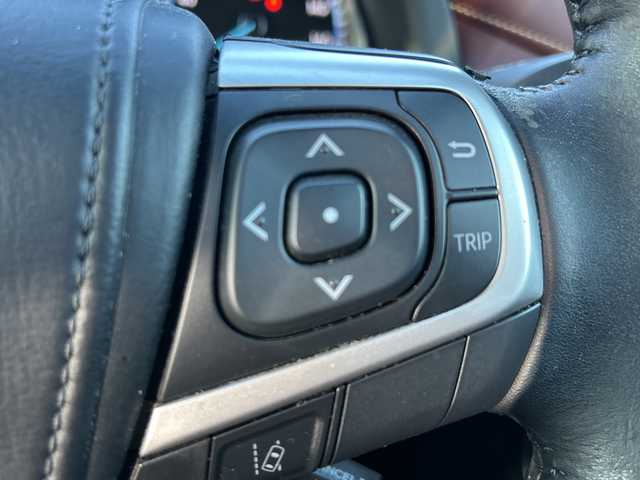 トヨタ ハリアー ハイブリッド プレミアム 山梨県 2014(平26)年 5.6万km スパークリングブラックパールクリスタルシャイン 純正9インチナビ　/４WD　/サンルーフ　/ハーフレザー　/パワーバックドア　/バックモニター　/運転席パワーシート　/AC１００V電源　/クルーズコントロール　/純正アルミホイール　/純正フロアマット