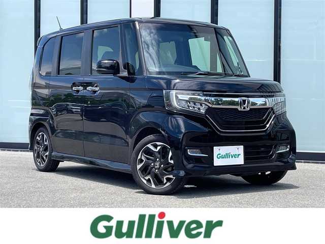 ホンダ Ｎ ＢＯＸ カスタム G L ターボ ホンダセンシング 大阪府 2018(平30)年 5.6万km クリスタルブラックパール 社外ナビ/  フルセグTV/CD/DVD/Bluetooth/USB/バックモニター/衝突軽減ブレーキ/横滑り防止装置/コーナーセンサー/両側パワースライドドア/レーダークルーズコントロール/レーンキープアシスト/パドルシフト/ドライブレコーダー/純正15インチアルミホイール/プッシュスタート/スマートキー/ETC/LED