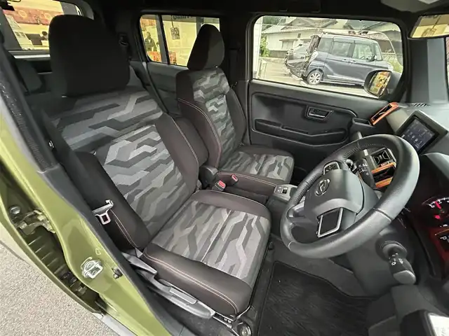 ダイハツ タフト G 愛媛県 2020(令2)年 3.9万km フォレストカーキメタリック KENWOOD7型ナビ(フルセグTV/BT)/バックカメラ/スカイルーフ/前後ドライブレコーダー/前席シートヒーター/スマートアシスト/クリアランスソナー/衝突被害軽減装置/車線逸脱防止装置/電動パーキングブレーキ/AutoHold/LEDヘッドライト/オートライト/アイドリングストップ/ルーフレール/電格ミラー/ステアリングリモコン/シガーソケット/ドアバイザー/現状サマー(純正AW)(165/65/R15)/KUMHO ecowing ES31