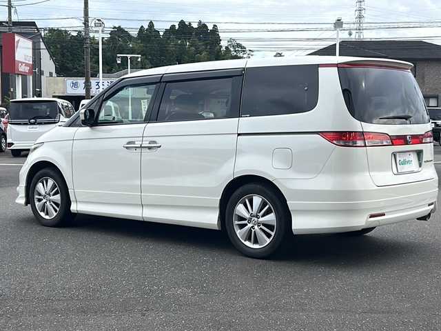 ホンダ エリシオン G Aero HDDナビ SP 鹿児島県 2011(平23)年 8.2万km プレミアムホワイトパール ワンオーナー/純正ナビ　/（AM/FM/CD/TV/DVD）/両側パワースライドドア/バックカメラ/コーナーセンサー/3列シート/パワーステアリング/パワーウィンドウ/純正フロアマット/取扱説明書/保証書/スペアキー×１