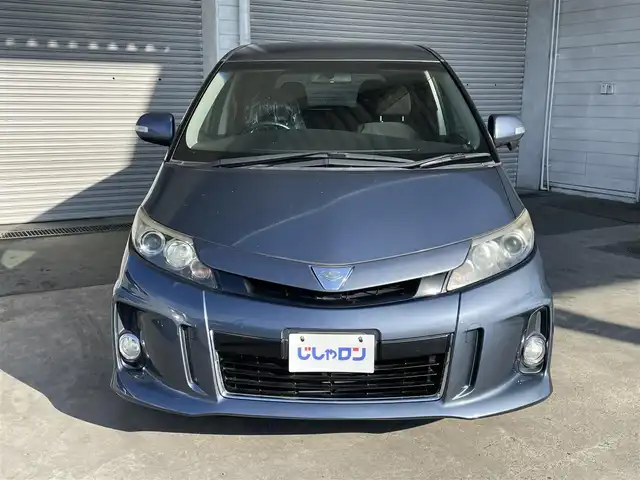 トヨタ エスティマ アエラス 茨城県 2012(平24)年 7.6万km グレイッシュブルーマイカメタリック (株)IDOMが運営する【じしゃロン水戸店】の自社ローン専用車両になりますこちらは現金またはオートローンご利用時の価格です。自社ローンご希望の方は別途その旨お申付け下さい/純正ディーラーOPナビ/フリップダウンモニター/バックカメラ/両側パワースライドドア/クルーズコントロール/オートライト/ETC/ステアリングスイッチ/革巻ステアリング