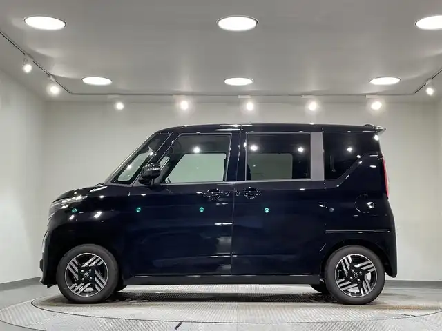 日産 ルークス ハイウェイスター X 愛知県 2025(令7)年 0.3万km ブラック Apple Car Play/・AM/FM/Bluetooth/衝突軽減システム/両側パワースライド/全方位カメラ/オートエアコン/オートライト/LEDヘッドライト/純正14インチアルミホイル/プッシュスタートボタン/スマートキー/スペアキー/純正フロアマット/保証書/取扱説明書