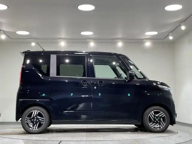 日産 ルークス ハイウェイスター X 愛知県 2025(令7)年 0.3万km ブラック Apple Car Play/・AM/FM/Bluetooth/衝突軽減システム/両側パワースライド/全方位カメラ/オートエアコン/オートライト/LEDヘッドライト/純正14インチアルミホイル/プッシュスタートボタン/スマートキー/スペアキー/純正フロアマット/保証書/取扱説明書