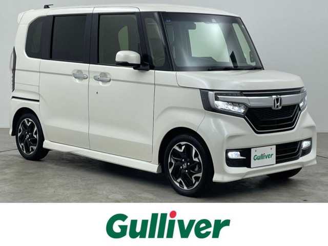 ホンダ Ｎ ＢＯＸ カスタム G L ホンダセンシング 大分県 2019(令1)年 7.3万km プラチナホワイトパール 純正ナビ/フルセグ/Bluetooth/USB/バックカメラ/片側パワースライドドア/ビルトインETC/オートLEDライト/カーテンエアバッグ/前方ドライブレコーダー/純正フロアマット/純正AW/スマートキー