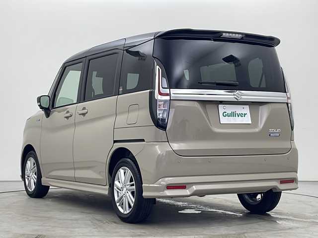 スズキ ソリオ HV MZ 秋田県 2024(令6)年 0.1万km未満 キャラバンアイボリーパールM / ガンメタリック2トーン 4WD/スズキセーフティサポート/両側パワースライドドア/レーダークルーズコントロール/ステアリングスイッチ/革巻きハンドル/USB/前席シートヒーター/電動格納ミラー/ヘッドアップディスプレイ（HUD）/純正フロアマット/純正15インチアルミホイール/コーナーセンサー/LEDヘッドライト/フォグランプ/オートライト/スマートキー/スペアキー