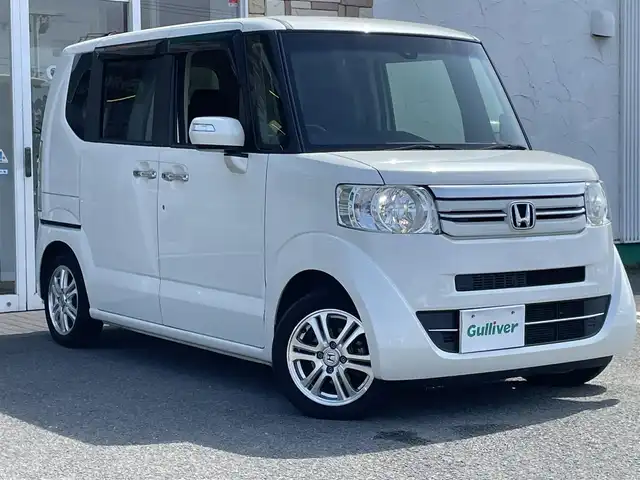 ホンダ Ｎ ＢＯＸ G ターボ SSパッケージ 徳島県 2016(平28)年 5.1万km プレミアムホワイトパールⅡ 社外メモリナビ　CN-S310D/TV/Bluetooth/AM/FM/SD/USB/クルーズコントロール/ETC/両側電動スライドドア/バックカメラ/アイドリングストップ/オートライト/純正14インチアルミホイール/純正フロアマット/シートヒーター/サイドアンダーミラー/シティブレーキアクティブシステム/ECONモード/ドアバイザー/盗難防止措置/ワンオーナー/新車時取扱説明書