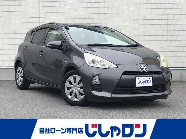 トヨタ アクア S 栃木県 2012(平24)年 9.1万km グレーメタリック 株)IDOMが運営する【じしゃロン小山店】の自社ローン専用車両になります。こちらは現金またはオートローンご利用時の価格です。自社ローンご希望の方は別途その旨お申付け下さい//禁煙車/純正ワンセグナビ/（CD/DVD/AM/FMラジオ）/(Bluetooth)/スマートキー/プッシュスタート/ＥＴＣ/電動格納ドアミラー/パワーウインドウ/防眩ミラー/オートライト