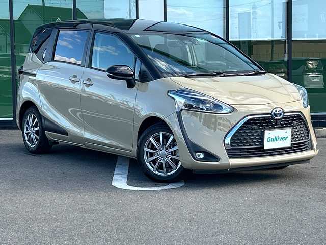 トヨタ シエンタ ハイブリッド ファンベースG 岐阜県 2021(令3)年 8.6万km ブラックマイカ/ベージュ 2トーン 登録時走行距離85435km/純正9インチナビ/全方位カメラ/フルセグテレビ/バックカメラ/両側パワースライドドア/クルーズコントロール/レーンキープアシスト/プリクラッシュ/ドライブレコーダー/シートヒーター/ステアリングヒーター/純正ホイールサマータイヤ有/ツートンカラー/禁煙車/ETC/フォグランプ/LEDヘッドライト