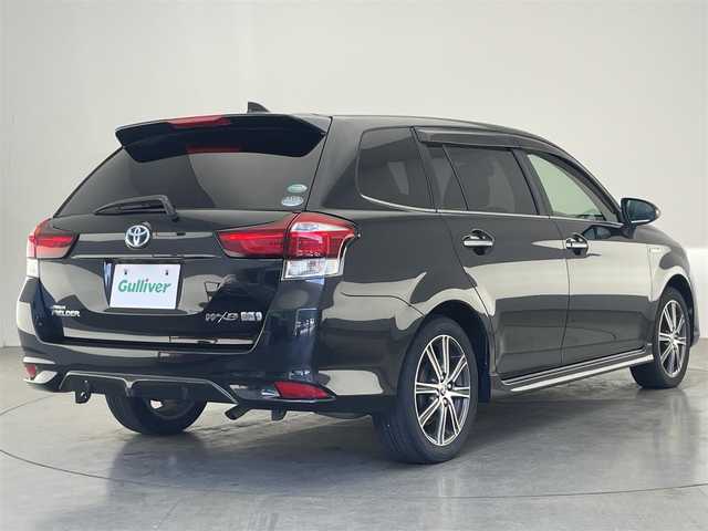 トヨタ カローラ フィールダー ハイブリッドG ダブルバイビー 愛知県 2016(平28)年 8万km ブラックマイカ 純正ナビ　フルセグＴＶ　Ｂｌｕｅｔｏｏｔｈ　バックカメラ　シートヒーター　黒ハーフレザー　セーフティセンス　衝突軽減　レーンキープ　オートハイビーム　ＬＥＤヘッドライト　ＥＴＣ　スマートキー　禁煙車