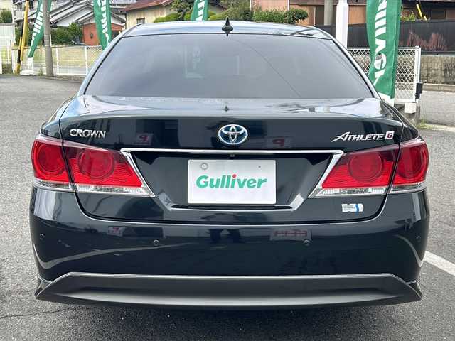 トヨタ クラウン ハイブリッド アスリートG 愛知県 2013(平25)年 7.8万km プレシャスブラックパール /禁煙車//メーカーナビ・フルセグTV//全方位モニター//ビルトインETC//黒革シート//ステアスイッチ//LEDオートライト//アダプティブハイビーム//クリアランスソナー//電動格納ミラーウインカー//純正１８インチアルミ//前席パワーシート//前席シートヒーター・エアシート//ハンドルヒーター//ドアバイザー//純正フロアマット//新車保証書/取扱説明書//スペアキー×１