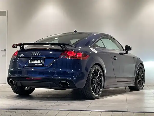 アウディ ＴＴＲＳ クーペ 愛知県 2010(平22)年 5.1万km 紺Ｍ ＲＡＹＳアルミホイール　/車高調　/スポーツレザーシート/シートヒーター　/純正ナビ　/Ｂｌｕｅｔｏｏｔｈ　/フルセグＴＶ　/ＨＤＤ　/クルーズコントロール　/ＥＴＣ/HID/ウィンカーミラー
