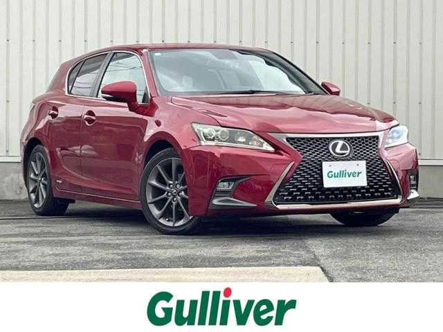 レクサス ＣＴ 200h Fスポーツ 山形県 2011(平23)年 6.1万km レッドマイカクリスタルシャイン サンルーフ/純正HDDナビ/　　【CD DVD BT フルセグ USB AUX】/バックカメラ/クルーズコントロール/LEDオートヘッドライト/レザーシート/パワーシート/シートヒーター/純正17インチアルミホイール/ドライブレコーダー/コーナーセンサー/ステアリングスイッチ/パドルシフト/電動格納ウィンカーミラー/フォグランプ/スマートキー×2/カードキー/ETC