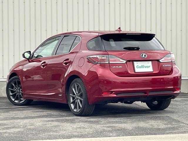 レクサス ＣＴ 200h Fスポーツ 山形県 2011(平23)年 6.1万km レッドマイカクリスタルシャイン サンルーフ/純正HDDナビ/　　【CD DVD BT フルセグ USB AUX】/バックカメラ/クルーズコントロール/LEDオートヘッドライト/レザーシート/パワーシート/シートヒーター/純正17インチアルミホイール/ドライブレコーダー/コーナーセンサー/ステアリングスイッチ/パドルシフト/電動格納ウィンカーミラー/フォグランプ/スマートキー×2/カードキー/ETC