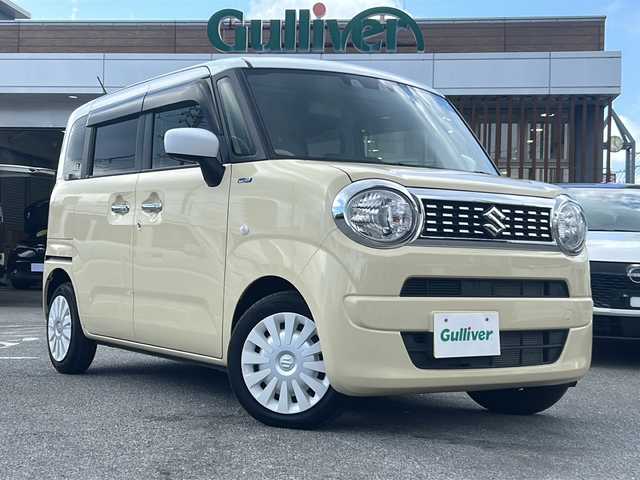 スズキ ワゴンＲ スマイル HYBRID S 沖縄県 2022(令4)年 1.5万km シフォンアイボリーメタリック 両側パワースライド　/前後コーナーセンサー　/エンジンスタートボタン　/衝突軽減システム　/パワーステアリング　/パワーウィンドウ　/アイドリングストップ　/スマートキー　/Ｂｌｕｅｔｏｏｔｈ　/横滑り防止装置