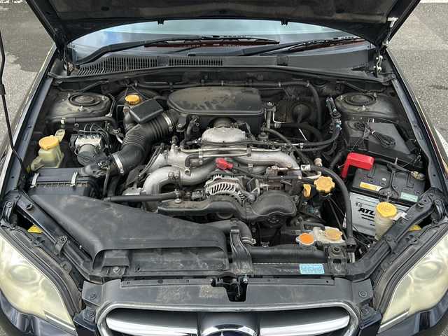 スバル レガシィ ツーリングワゴン 2．5i アーバンセレクション 秋田県 2008(平20)年 18.7万km ミッドナイトブルーパール ・４ＷＤ/・プッシュスタート/・スマートキー/・ＥＴＣ/・ＭＴモード付ＡＴ/・ドライブレコーダー/・黒ハーフ革シート/・前席パワーシート/・ＨＩＤ/・Ｒｅｇｕ．９２－Ｚマフラー/・フォグライト黄色/・17インチアルミホイール