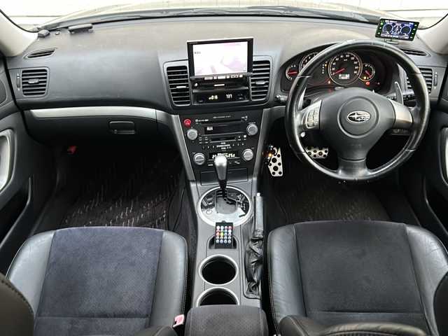 スバル レガシィ ツーリングワゴン 2．5i アーバンセレクション 秋田県 2008(平20)年 18.7万km ミッドナイトブルーパール ・４ＷＤ/・プッシュスタート/・スマートキー/・ＥＴＣ/・ＭＴモード付ＡＴ/・ドライブレコーダー/・黒ハーフ革シート/・前席パワーシート/・ＨＩＤ/・Ｒｅｇｕ．９２－Ｚマフラー/・フォグライト黄色/・17インチアルミホイール