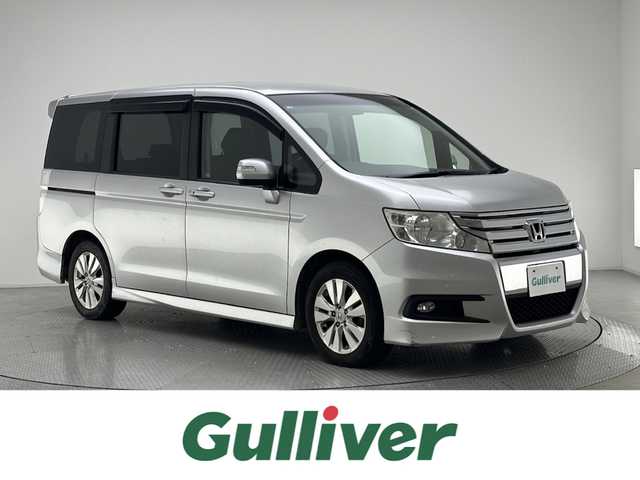 ホンダ ステップワゴン スパーダ Z 兵庫県 2010(平22)年 7.7万km スーパープラチナメタリック 純正HDDナビ(CD/ワンセグ)/フリップダウンモニター/両側パワースライドドア/純正16インチアルミホイール/バックカメラ/オートライト/スマートキー/スペアキー/パドルシフト/ETC