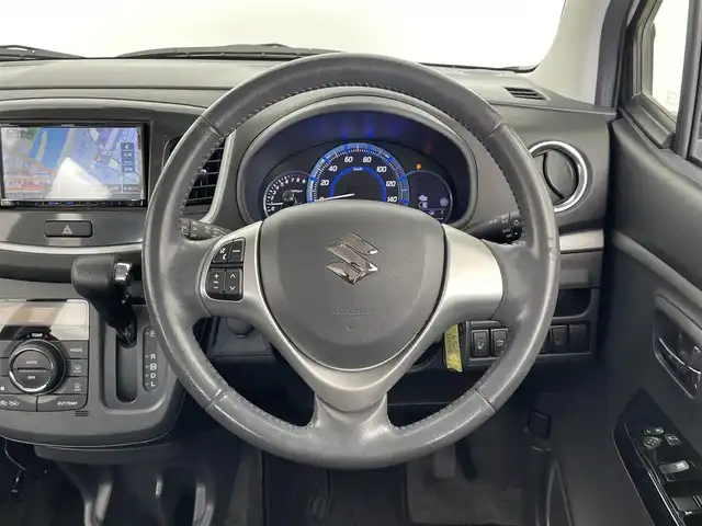 スズキ ワゴンＲ スティングレー X 大分県 2016(平28)年 8.1万km クリスタルホワイトP 社外ナビ【MDV-S708】/Bluetooth/フルセグTV/衝突軽減ブレーキ/アイドリングストップ/スマートキー/オートライト/運転席シートヒーター/純正フロアマット/純正14インチアルミホイール/ドアバイザー/横滑り防止システム/パワーウィンドウ/パワーステアリング