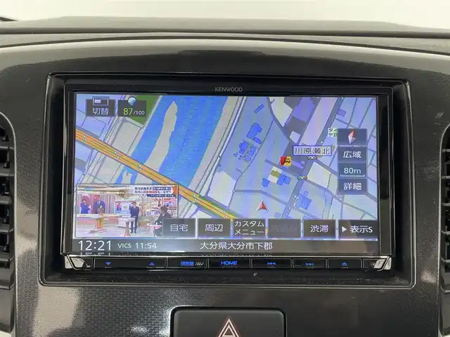 スズキ ワゴンＲ スティングレー X 大分県 2016(平28)年 8.1万km クリスタルホワイトP 社外ナビ【MDV-S708】/Bluetooth/フルセグTV/衝突軽減ブレーキ/アイドリングストップ/スマートキー/オートライト/運転席シートヒーター/純正フロアマット/純正14インチアルミホイール/ドアバイザー/横滑り防止システム/パワーウィンドウ/パワーステアリング