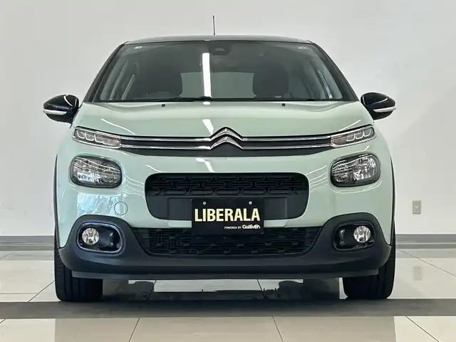 シトロエン Ｃ３ シャイン 岡山県 2020(令2)年 3.3万km アーモンドグリーン 純正ナビ/AndroidAuto/AppleCarPlay/ミラーリング/メモリナビ/フルセグTV/フロントドラレコ/LEDインテリージェントライト/バックカメラ/リアパーキングセンサー/BSA/トランクコントロール/アクティブセーフティブレーキ/疲労検知システム/LKA/クルーズコントロール