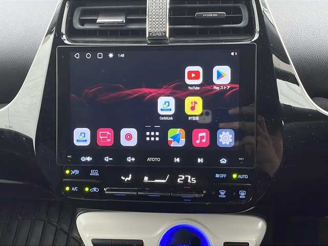 トヨタ プリウス S 静岡県 2016(平28)年 7.9万km アティチュードブラックマイカ /ディスプレイオーディオ//Bluetooth//バックカメラ//モデリスタエアロ//ローダウン//社外18インチAW//セーフティセンス//オートハイビーム//スマートキー//LEDヘッドライト//ETC