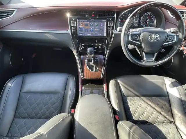 トヨタ ハリアー プレミアム 岡山県 2017(平29)年 8.1万km スパークリングブラックパールクリスタルシャイン 登録時走行距離80410km/アルパイン9インチナビ/フルセグTV(AM.FM.CD.DVD.TV.BT)/バックカメラ/ETC/前後ドライブレコーダー/クリアランスソナー/衝突軽減ブレーキ/横滑り防止装置/クルーズコントロール(追従走行あり)/車線逸脱警報（レーンキープアシスト）/オートライト/アイドリングストップ/電動リアゲート/18インチ純正AW/純正フロアマット/ハーフレザーシート/D席パワーシート/プッシュスタート/スマートキー/スペアキー