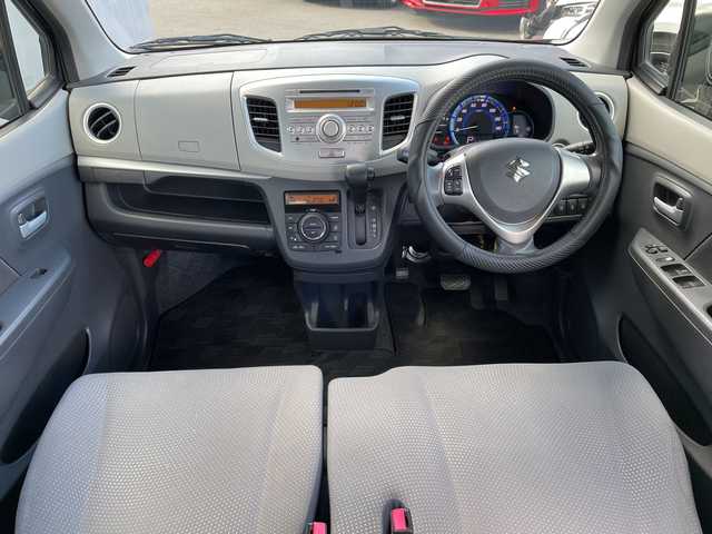 スズキ ワゴンＲ FZ 長野県 2014(平26)年 7.4万km ミステリアスバイオレットパール 禁煙車/純正オーディオ/（ＣＤ／ＦＭ／ＡＭ／ＡＵＸ）/ＥＴＣ/ステアリングスイッチ/シートヒーターＤ席/フロアマット/プッシュスタート/純正ドアバイザー/電動格納ドアミラー/ウィンカーミラー/スマートキー/スペアキー×１/横滑り防止機能/盗難防止機能/衝突軽減システム/ヘッドライトレベライザー/純正１４インチアルミホイール/アイドリングストップ/オートエアコン/ダブルエアバック