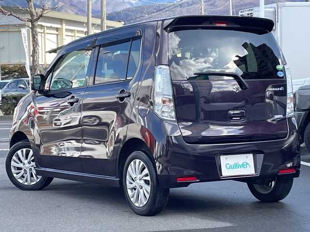 スズキ ワゴンＲ FZ 長野県 2014(平26)年 7.4万km ミステリアスバイオレットパール 禁煙車/純正オーディオ/（ＣＤ／ＦＭ／ＡＭ／ＡＵＸ）/ＥＴＣ/ステアリングスイッチ/シートヒーターＤ席/フロアマット/プッシュスタート/純正ドアバイザー/電動格納ドアミラー/ウィンカーミラー/スマートキー/スペアキー×１/横滑り防止機能/盗難防止機能/衝突軽減システム/ヘッドライトレベライザー/純正１４インチアルミホイール/アイドリングストップ/オートエアコン/ダブルエアバック