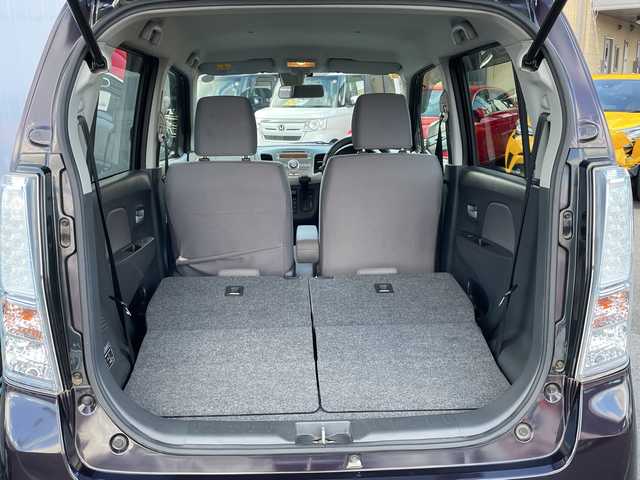 スズキ ワゴンＲ FZ 長野県 2014(平26)年 7.4万km ミステリアスバイオレットパール 禁煙車/純正オーディオ/（ＣＤ／ＦＭ／ＡＭ／ＡＵＸ）/ＥＴＣ/ステアリングスイッチ/シートヒーターＤ席/フロアマット/プッシュスタート/純正ドアバイザー/電動格納ドアミラー/ウィンカーミラー/スマートキー/スペアキー×１/横滑り防止機能/盗難防止機能/衝突軽減システム/ヘッドライトレベライザー/純正１４インチアルミホイール/アイドリングストップ/オートエアコン/ダブルエアバック