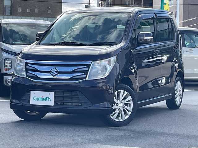 スズキ ワゴンＲ FZ 長野県 2014(平26)年 7.4万km ミステリアスバイオレットパール 禁煙車/純正オーディオ/（ＣＤ／ＦＭ／ＡＭ／ＡＵＸ）/ＥＴＣ/ステアリングスイッチ/シートヒーターＤ席/フロアマット/プッシュスタート/純正ドアバイザー/電動格納ドアミラー/ウィンカーミラー/スマートキー/スペアキー×１/横滑り防止機能/盗難防止機能/衝突軽減システム/ヘッドライトレベライザー/純正１４インチアルミホイール/アイドリングストップ/オートエアコン/ダブルエアバック