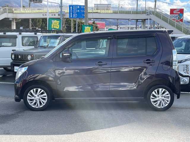 スズキ ワゴンＲ FZ 長野県 2014(平26)年 7.4万km ミステリアスバイオレットパール 禁煙車/純正オーディオ/（ＣＤ／ＦＭ／ＡＭ／ＡＵＸ）/ＥＴＣ/ステアリングスイッチ/シートヒーターＤ席/フロアマット/プッシュスタート/純正ドアバイザー/電動格納ドアミラー/ウィンカーミラー/スマートキー/スペアキー×１/横滑り防止機能/盗難防止機能/衝突軽減システム/ヘッドライトレベライザー/純正１４インチアルミホイール/アイドリングストップ/オートエアコン/ダブルエアバック