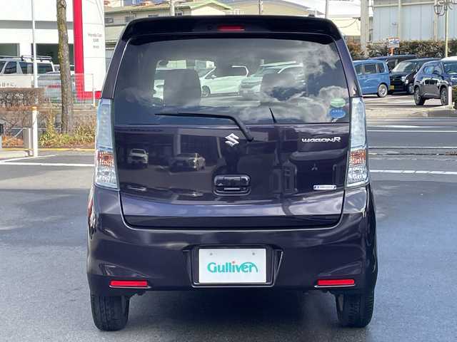 スズキ ワゴンＲ FZ 長野県 2014(平26)年 7.4万km ミステリアスバイオレットパール 禁煙車/純正オーディオ/（ＣＤ／ＦＭ／ＡＭ／ＡＵＸ）/ＥＴＣ/ステアリングスイッチ/シートヒーターＤ席/フロアマット/プッシュスタート/純正ドアバイザー/電動格納ドアミラー/ウィンカーミラー/スマートキー/スペアキー×１/横滑り防止機能/盗難防止機能/衝突軽減システム/ヘッドライトレベライザー/純正１４インチアルミホイール/アイドリングストップ/オートエアコン/ダブルエアバック