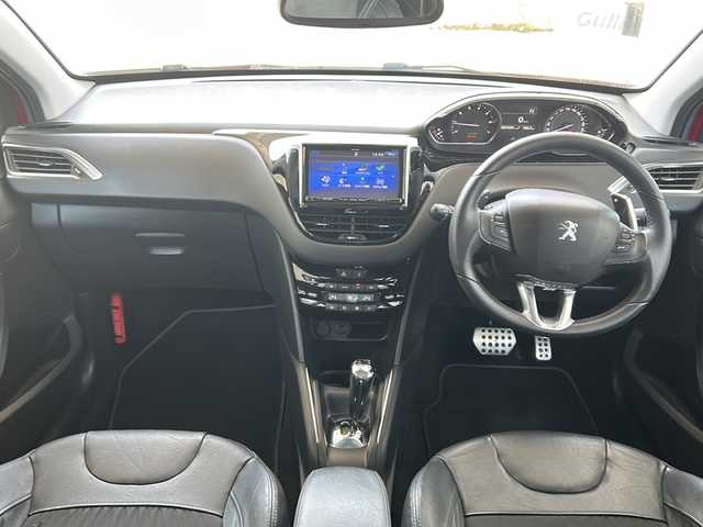 プジョー ２０８ シエロ 愛知県 2014(平26)年 5.4万km 赤 スカイルーフ/ECLIPSE製メモリーナビゲーション/フルセグTV・AM・FM・Bluetooth・AUX・CD・DVD/バックカメラ/ハーフレザーシート（黒）/前方ドライブレコーダー/本革巻きステアリング/クルーズコントロール/コーナーセンサー/ETC/オートライト/パドルシフト/フォグランプ/アームレスト/電動格納ミラー/ISOFIX/取扱説明書/点検整備記録簿あり(H27/H28/H29/R1/R3/R5)/保証書/スペアキー