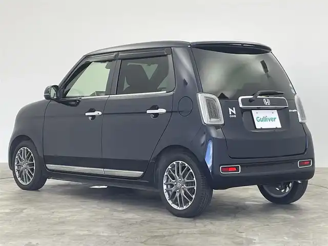 ホンダ Ｎ ＯＮＥ プレミアム ツアラー 群馬県 2020(令2)年 4.7万km ミッドナイトブルービームM 衝突軽減　純正７型ナビ　バックカメラ　クルーズコントロール　ハーフレザーシート　前席シートヒーター　純正１５インチアルミホイール　ＡＢＳ　横滑り防止装置　ＬＥＤオートヘッドライト　ＥＴＣ　禁煙車