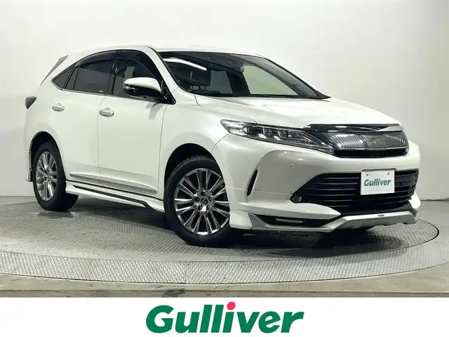 トヨタ ハリアー プレミアム 大阪府 2018(平30)年 6.9万km ホワイトパールクリスタルシャイン モデリスタエアロ　純正大型ナビＴＶ　レーダークルコン　衝突軽減　パワーシート　電動リアゲート　バックカメラ　ＥＴＣ　ドラレコ　レーンアシスト　オートハイビーム　ＬＥＤヘッドライト　クリアランスソナー
