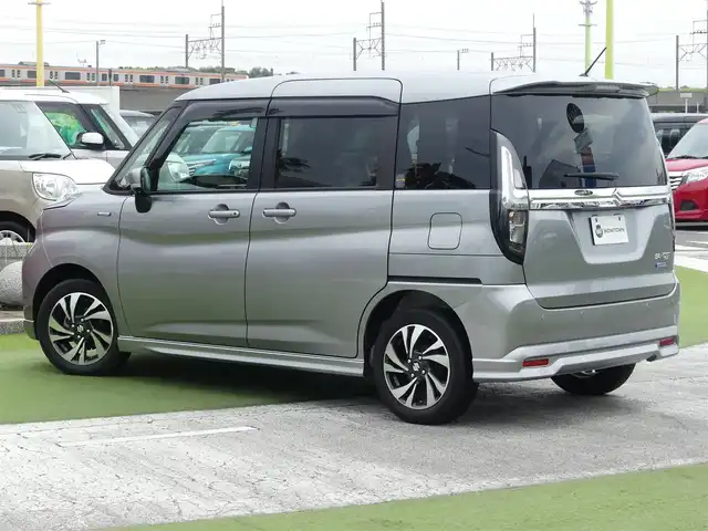 スズキ ソリオ バンディット HV MV 千葉県 2021(令3)年 2.7万km プレミアムシルバーメタリック 165/65R15/デュアルカメラブレーキサポート/ヘッドアップディスプレイ/レーダークルーズコントロール/左パワースライドドア/右イージークローザードア/純正SDナビ/地デジTV/【DVD/CD再生機能　Bluetooth接続】/ドライブレコーダー/前席シートヒーター/革巻きステアリング/ステアリングスイッチ/LEDヘッドライト/フォグライト/ウインカーミラー/リアコーナーセンサー/純正15インチアルミホイル/サイド/カーテンエアバッグ/携帯リモコン