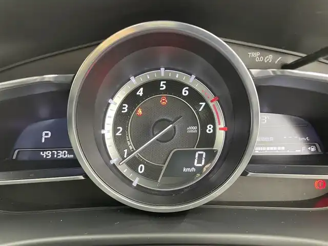 マツダ アクセラ スポーツ 15S ツーリング 富山県 2016(平28)年 5万km ジェットブラックマイカ 純正ナビ（AM/FM/BT/USB/フルセグ）/バックカメラ/ETC/衝突被害軽減システム/レーダークルーズコントロール/横滑り防止装置/アイドリングストップ/オートキセノンライト/社外アルミホイール/純正フロアマット/革巻きステアリング/ステアリングスイッチ/パドルシフト/スマートキー/スペアキー