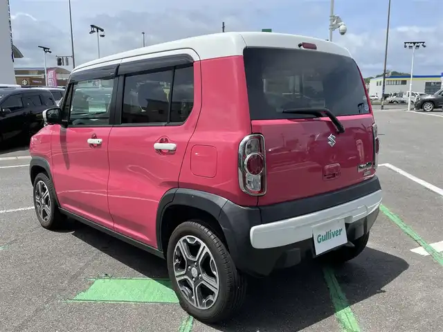スズキ ハスラー X ターボ 長崎県 2016(平28)年 6.9万km キャンディピンクメタリック/ホワイト2トーンルーフ 全方位カメラ/純正メーカーナビ/（フルセグ・DVD・BT・USB）/デュアルカメラブレーキサポート/HID/オートライト/レーンキープアシスト/スマートキー/アイドリングストップ/ETC/前席シートヒーター/プッシュスタート