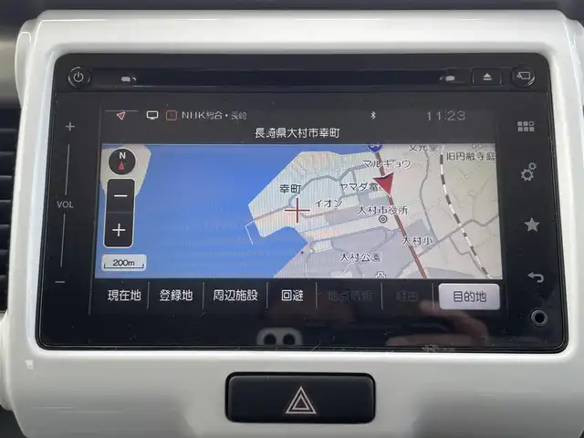 スズキ ハスラー X ターボ 長崎県 2016(平28)年 6.9万km キャンディピンクメタリック/ホワイト2トーンルーフ 全方位カメラ/純正メーカーナビ/（フルセグ・DVD・BT・USB）/デュアルカメラブレーキサポート/HID/オートライト/レーンキープアシスト/スマートキー/アイドリングストップ/ETC/前席シートヒーター/プッシュスタート