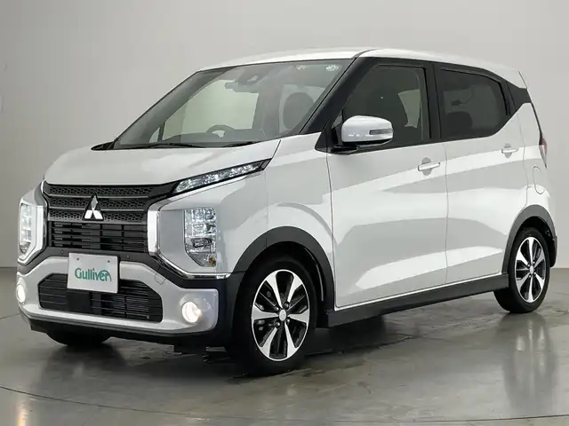 三菱 ｅＫクロス G プラスエディション 愛知県 2022(令4)年 2.1万km シルキーホワイト 純正９型ナビ　フルセグＴＶ　ＢＴ　全方位カメラ　マイパイロット　シートヒーター　ｅアシスト　衝突軽減装置　追従クルコン　ＥＴＣ　ドラレコ　ＬＥＤオートライト　コーナーセンサー　先進快適ＰＫＧ　禁煙車