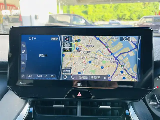 トヨタ ハリアー Z レザーパッケージ 長崎県 2021(令3)年 5万km プレシャスブラックパール ワンオーナー/純正メーカーオプションナビ（JLB)/・DTV/Bluetooth/バックカメラ/全方位モニタ/JLBプレミアムサウンドシステム/ヘッドアップディスプレイ/電動格納シート（メモリ付き）/前席パワーシート/前席エアシート/前席シートヒーター/全席レザーシート/ドラレコ機能付きデジタルインナーミラー/ステアリングヒーター/パワーバックドア/Toyota Safety Sense/・プリクラッシュセーフティ/・レーントレーシングアシスト/・アダプティブハイビームシステム/・ロードサインアシスト/・レーダークルーズコントロール/・先行車発進告知機能/横滑り防止機能/イモビライザーシステム/純正フロアマット/純正19インチアルミホイール/純正LEDヘッドライト/フォグランプ/ビルトインETC2.0/プッシュエンジンスタート/スマートキー×２/取扱説明書/新車時保証書