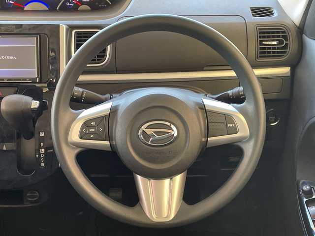 ダイハツ タント カスタム X トップED SA Ⅲ 埼玉県 2017(平29)年 3.1万km ブラックマイカメタリック スマートアシストIII/社外ナビ/　　CD/DVD/BT/フルセグTV/バックカメラ/片側パワースライドドア/LEDオートライト/ハーフレザーシート/運転席シートヒーター/純正14インチAW/ステアリングスイッチ/アイドリングストップ/プッシュスタート/ETC/禁煙車