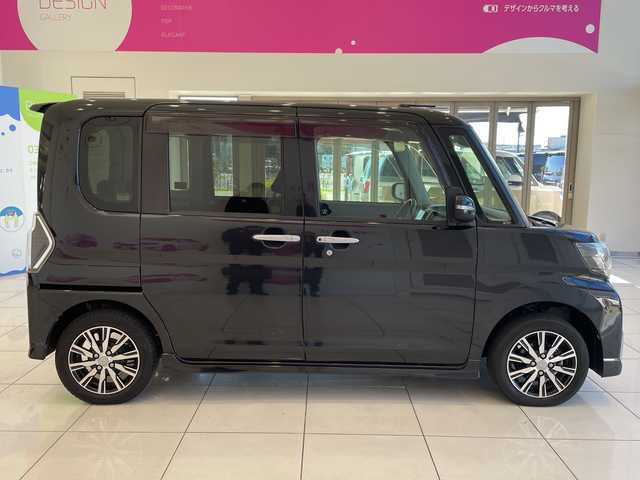 ダイハツ タント カスタム X トップED SA Ⅲ 埼玉県 2017(平29)年 3.1万km ブラックマイカメタリック スマートアシストIII/社外ナビ/　　CD/DVD/BT/フルセグTV/バックカメラ/片側パワースライドドア/LEDオートライト/ハーフレザーシート/運転席シートヒーター/純正14インチAW/ステアリングスイッチ/アイドリングストップ/プッシュスタート/ETC/禁煙車