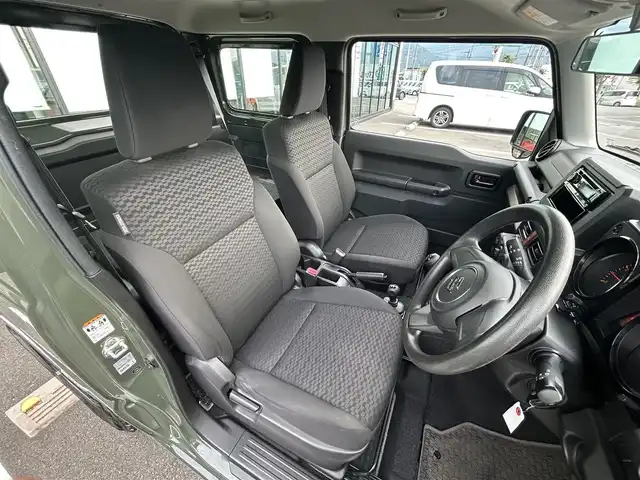 スズキ ジムニー XG 愛媛県 2019(平31)年 5.6万km ジャングルグリーン Bluetooth接続/ETC/AUX接続可能/純正アルミホイール/ABS/ダウンヒルアシストコントロール/４WD/レーンキープアシスト/盗難防止装置/Wサイドエアバッグ