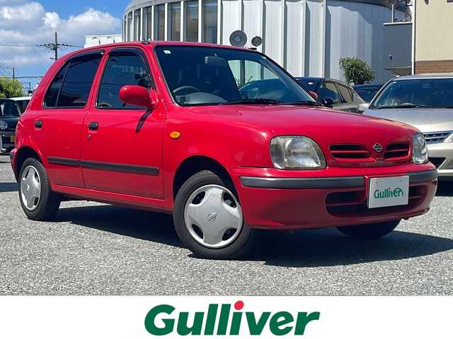 日産 マーチ コレット 大阪府 1999(平11)年 3.6万km アクティブレッド ５速マニュアル　走行３６０００ｋｍ　エアコン　パワーステアリング　パワーウィンドウ　ＡＢＳ　保証書　取扱説明書　スペアキー