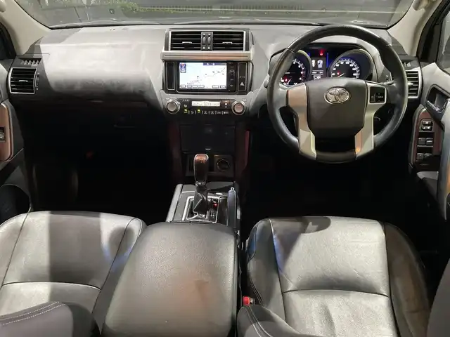 トヨタ ランドクルーザー プラド TX Lパッケージ 新潟県 2016(平28)年 8.9万km ブラック ４WD/メモリナビ/ワンセグテレビ/バックカメラ/ウィンカーミラー/純正ホイール夏タイヤ装着/クルーズコントロール/サンルーフ/プッシュスタート/Bluetooth/純正フロアマット/運転助手席シートヒーター/運転助手席電動シート/走行モード